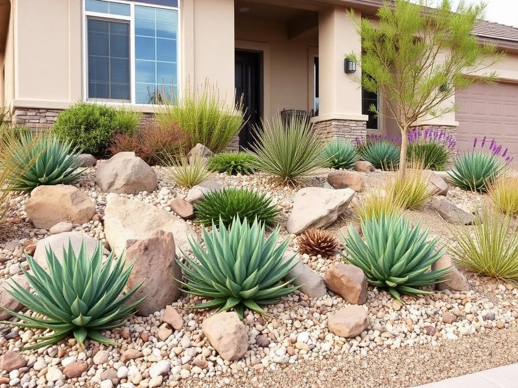 Modern Xeriscape — landscaping project in Summerlin, NV