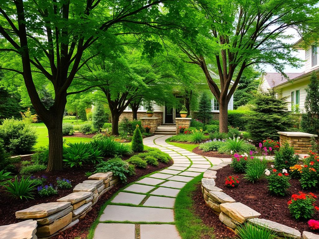 English Garden Path — landscaping project in Reno, NV